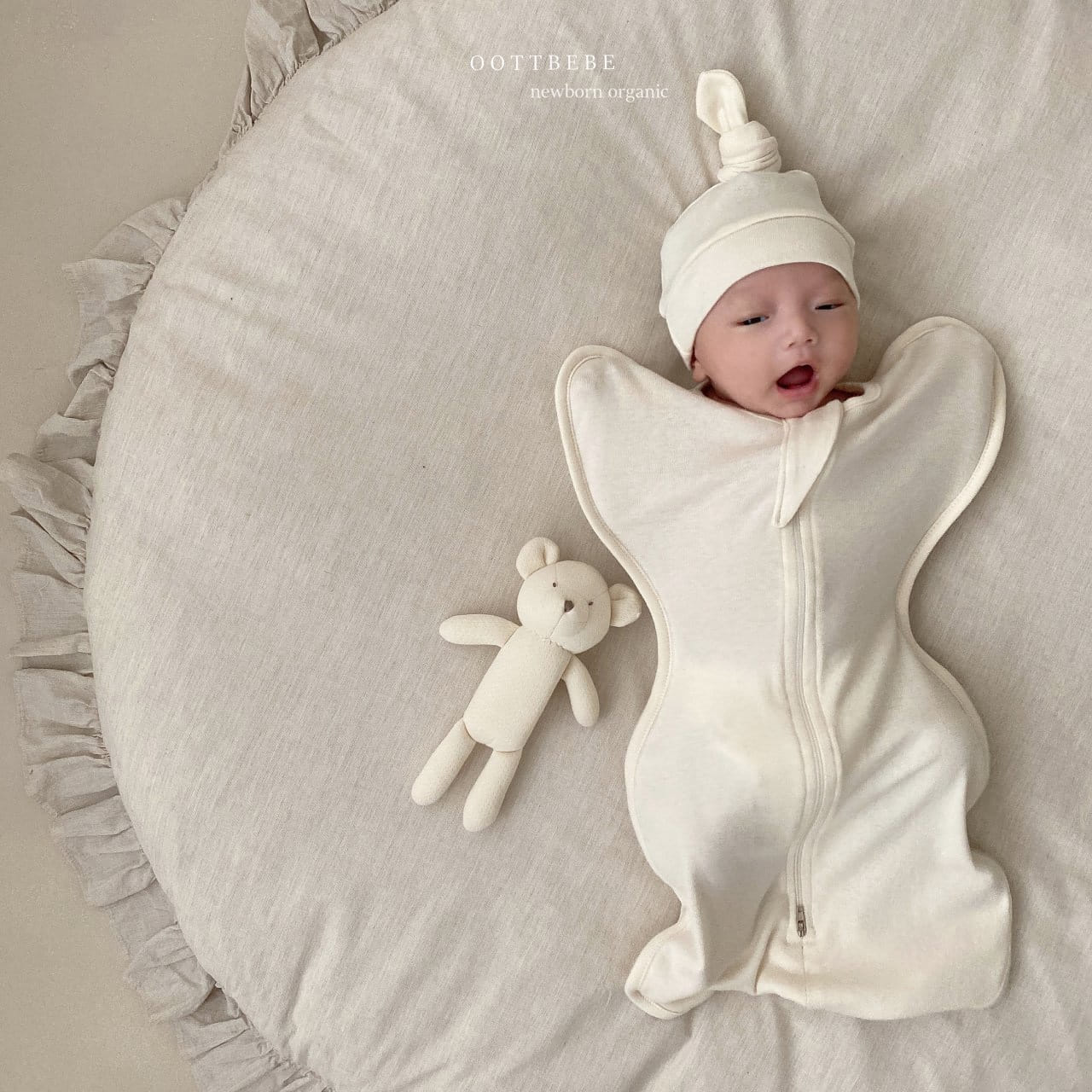Oott Bebe - Korean Baby Fashion - #babyoninstagram - Organic Butterfly Baby C Mesh Easywear - 10