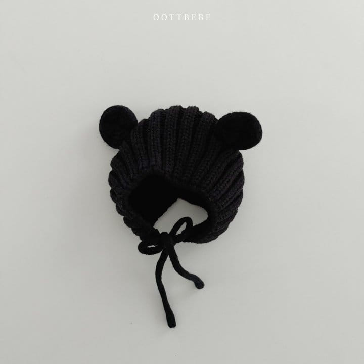 Oott Bebe - Korean Baby Fashion - #babyoninstagram - Bear Ear Muffler Hats - 6