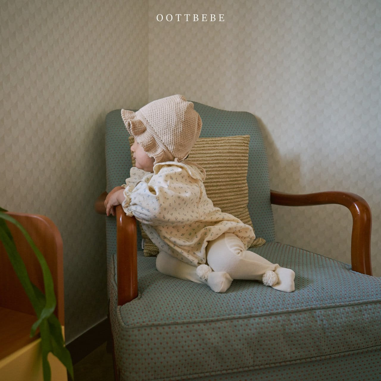 Oott Bebe - Korean Baby Fashion - #babyoutfit - Flower Frill Body Suit - 3