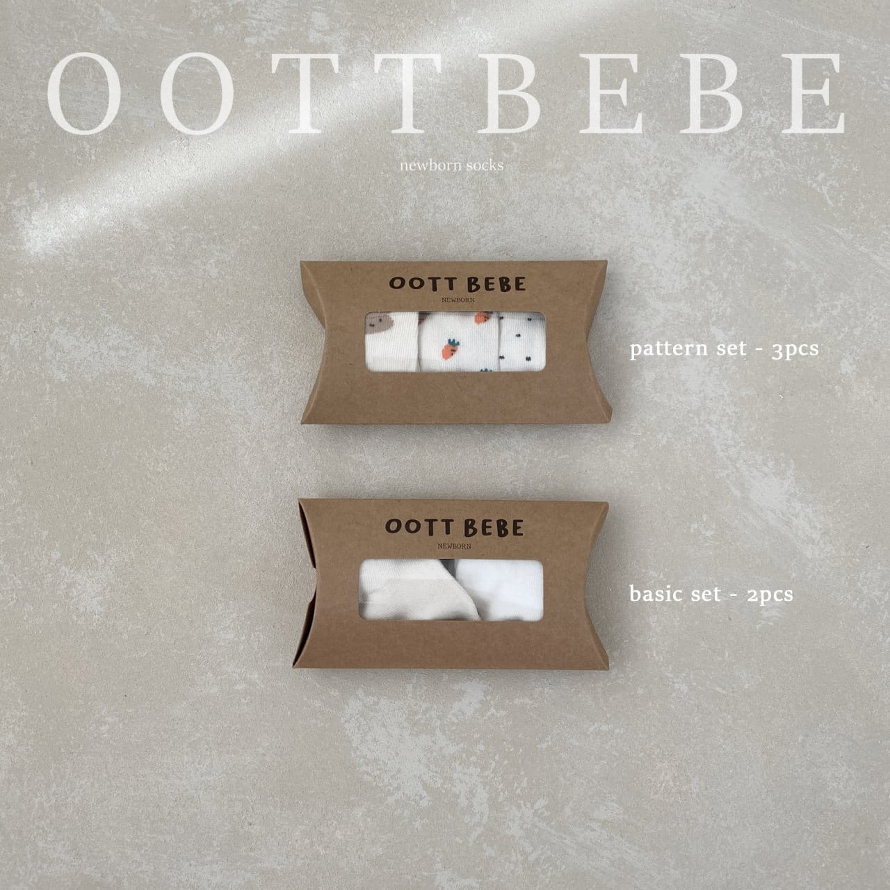Oott Bebe - Korean Baby Fashion - #babyoutfit - Newborn Socks