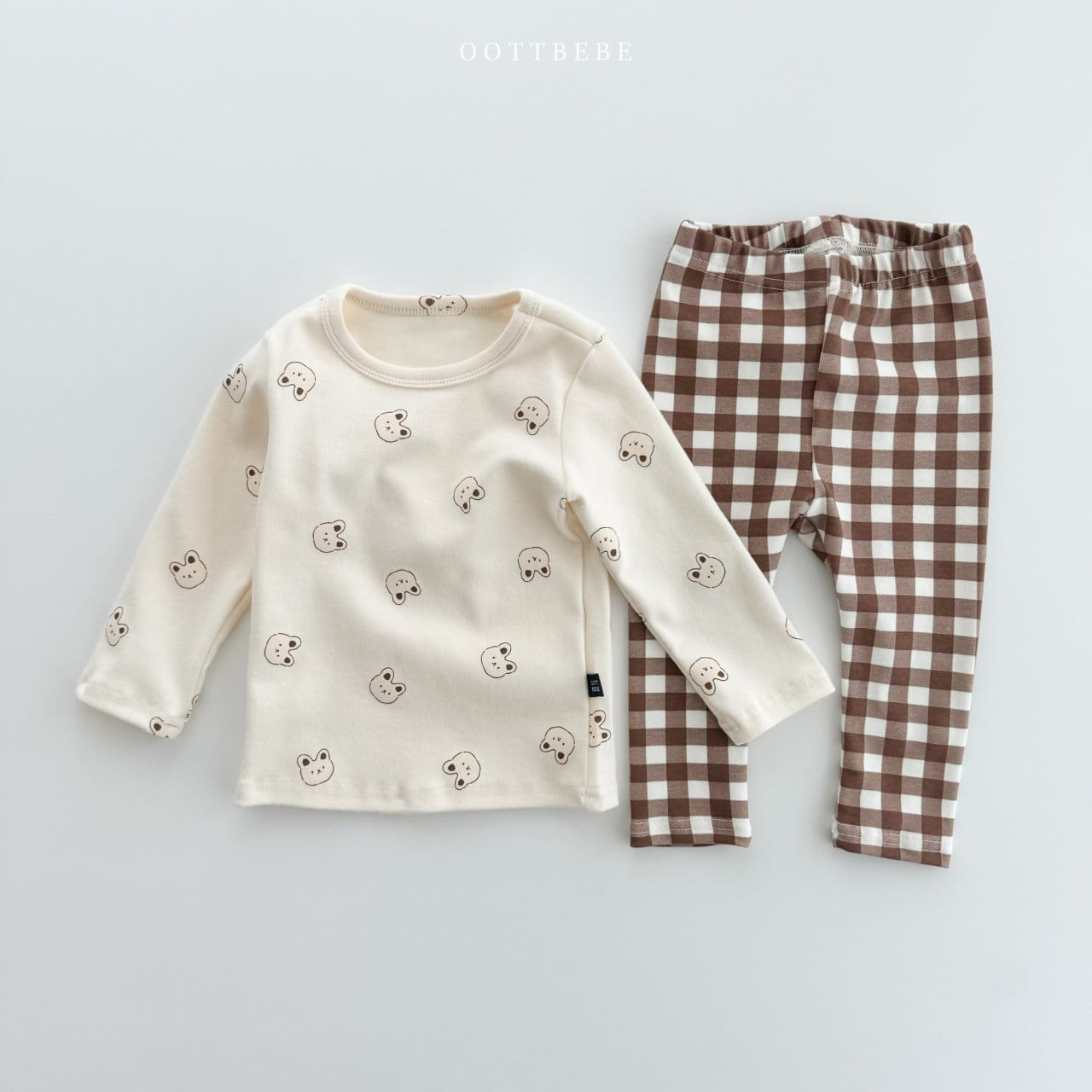 Oott Bebe - Korean Baby Fashion - #babyoutfit - Carroll Check Easywear - 10