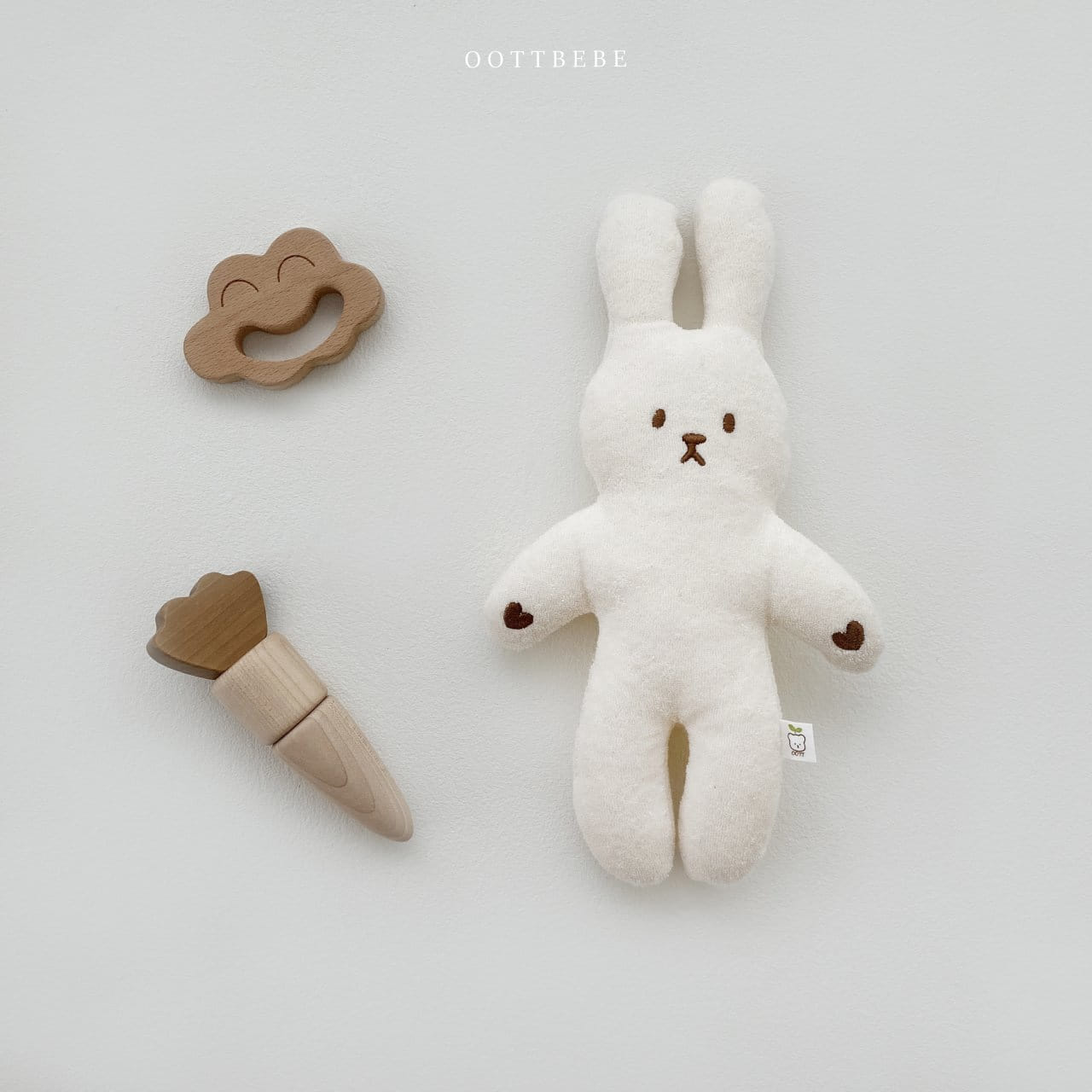 Oott Bebe - Korean Baby Fashion - #babywear - Organic Baby Bear Rabbit doll - 2