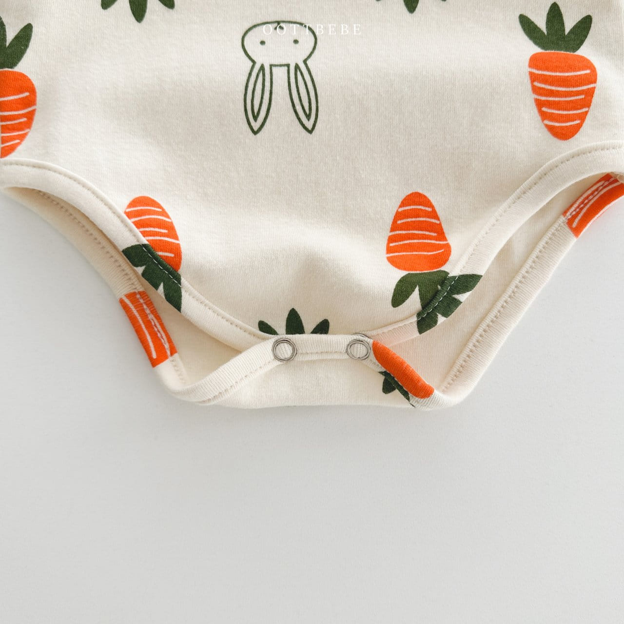Oott Bebe - Korean Baby Fashion - #babywear - Long Sleeves Vegetable Bodysuit Set - 7