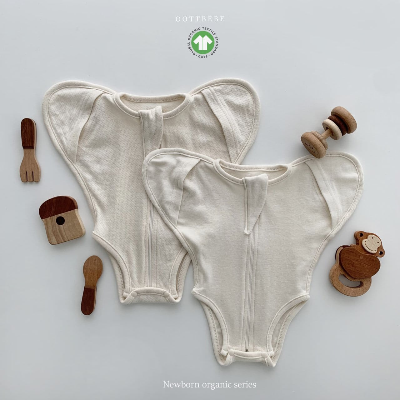 Oott Bebe - Korean Baby Fashion - #onlinebabyboutique - Organic Baby C Mesh Easywear