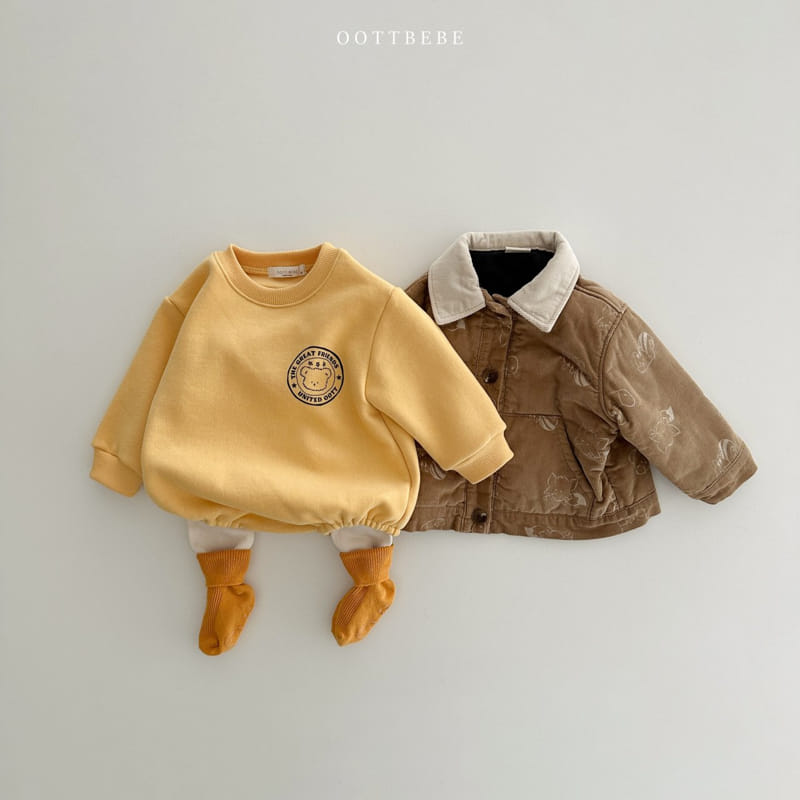 Oott Bebe - Korean Baby Fashion - #onlinebabyshop - Signiture Lettering Bodysuit - 7