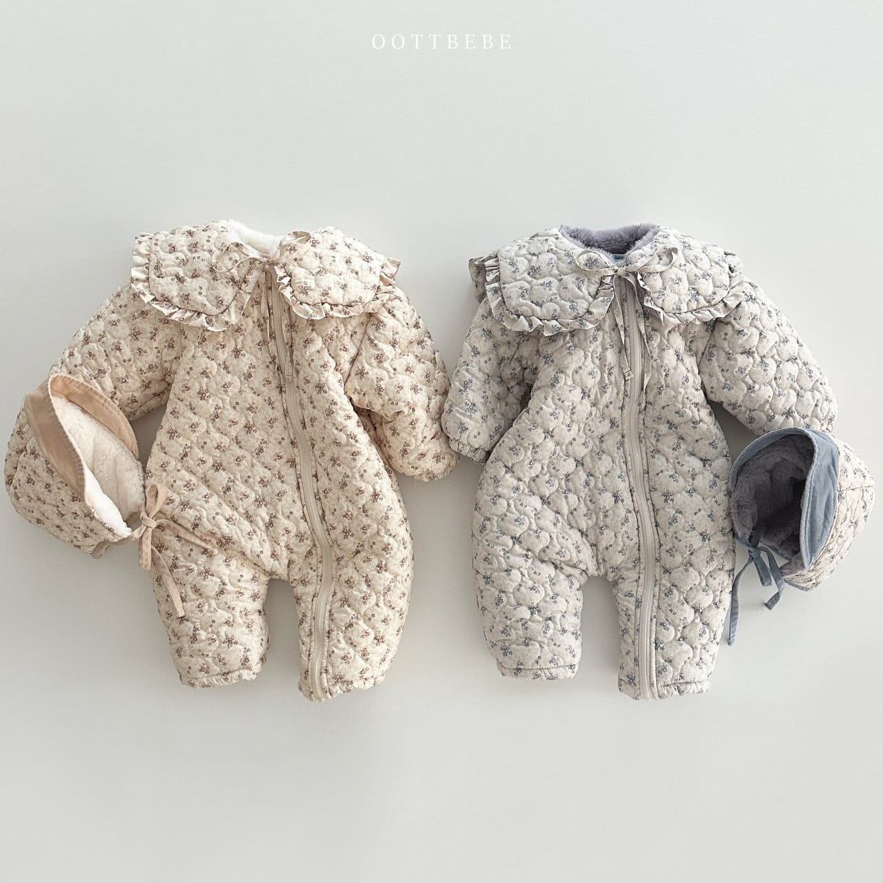 Oott Bebe - Korean Baby Fashion - #onlinebabyshop - Sage Padding Space Body Suit - 9