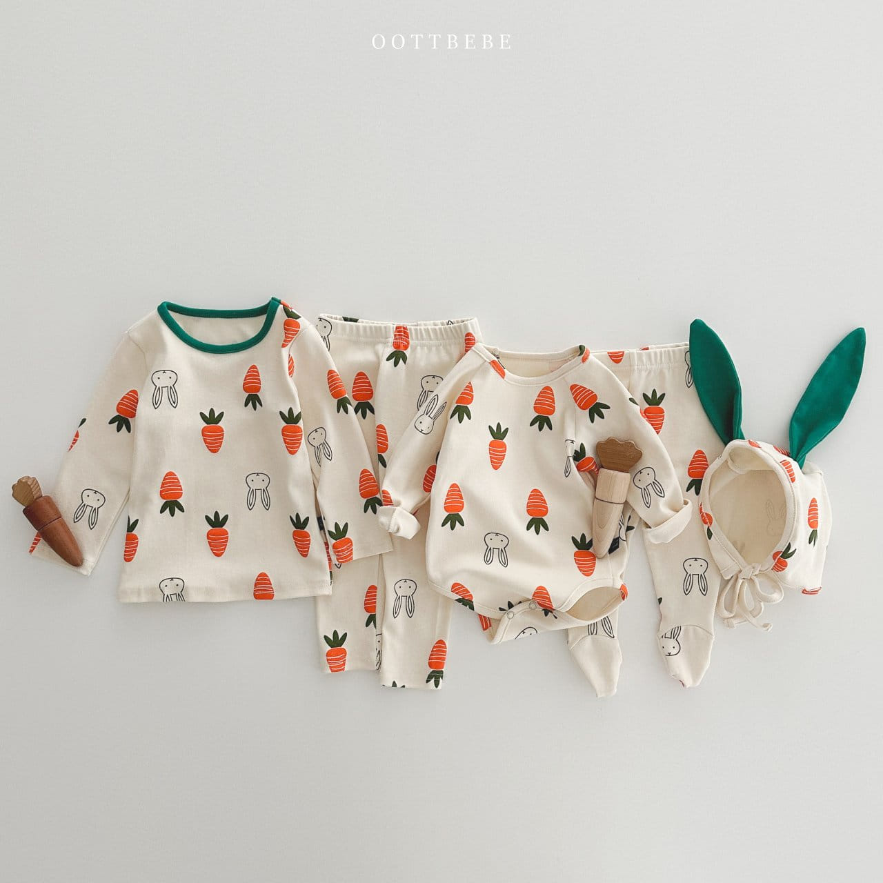 Oott Bebe - Korean Baby Fashion - #onlinebabyshop - Vegetable Leggings - 10