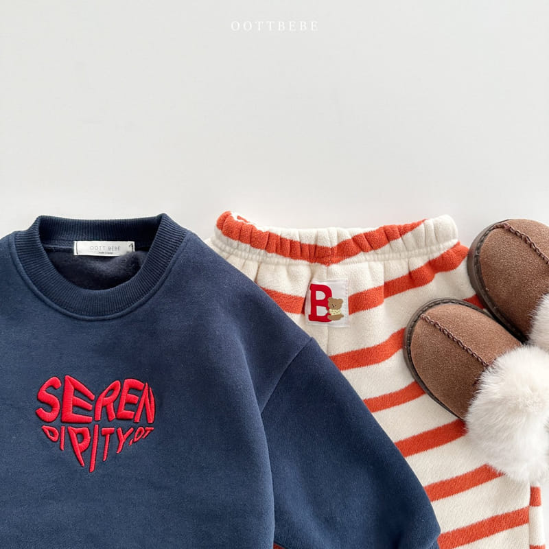 Oott Bebe - Korean Children Fashion - #Kfashion4kids - Embo Sweatshirt - 12