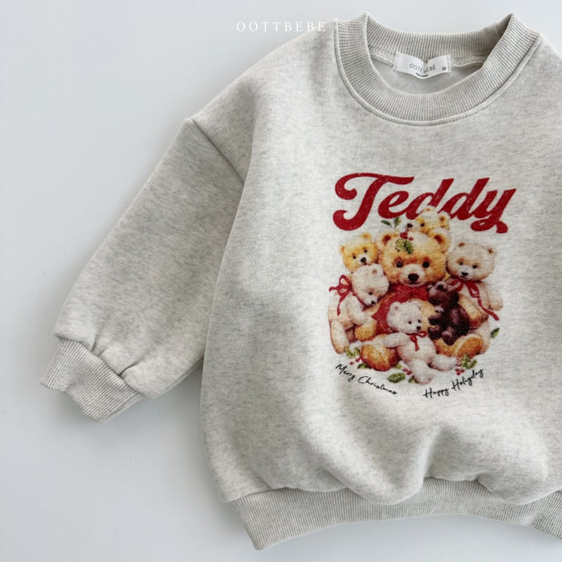 Oott Bebe - Korean Children Fashion - #prettylittlegirls - Big Teddy Sweatshirt - 4