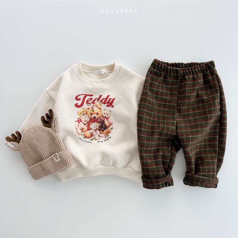 Oott Bebe - Korean Children Fashion - #childofig - Big Teddy Sweatshirt - 5