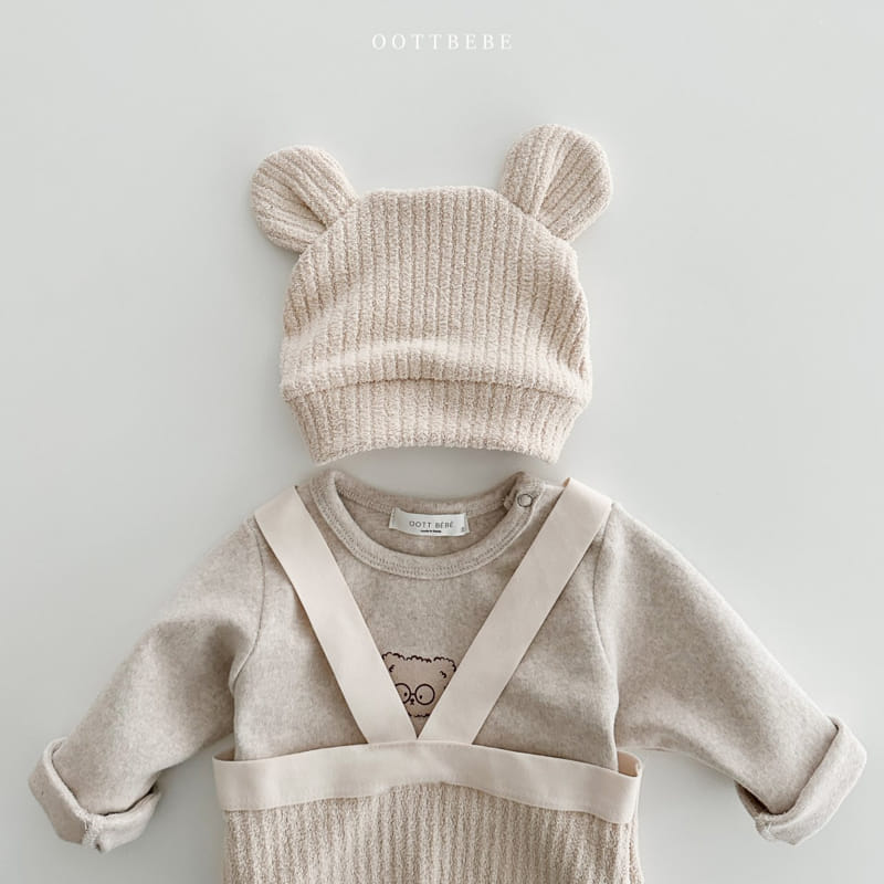 Oott Bebe - Korean Children Fashion - #designkidswear - Mongle Bear Hat