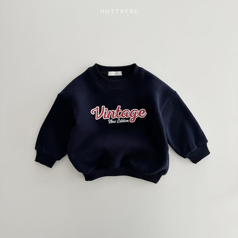 Oott Bebe - Korean Children Fashion - #designkidswear - Vintage Sweatshirt - 2