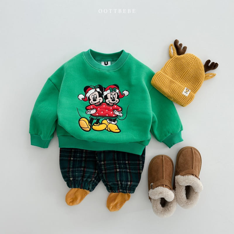 Oott Bebe - Korean Children Fashion - #designkidswear - M M Sweatshirt - 3