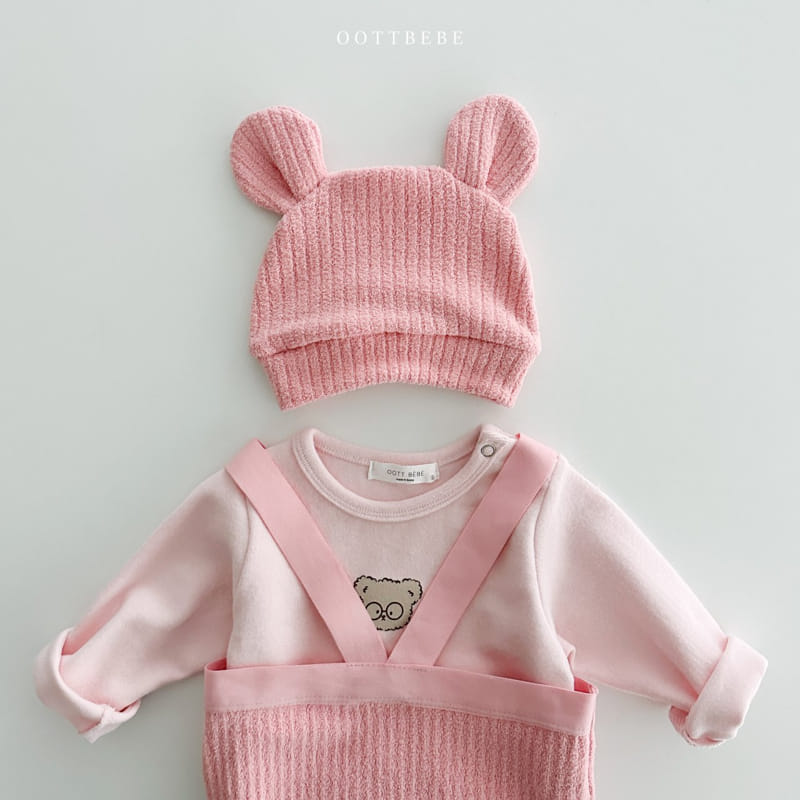 Oott Bebe - Korean Children Fashion - #discoveringself - Mongle Bear Hat - 2