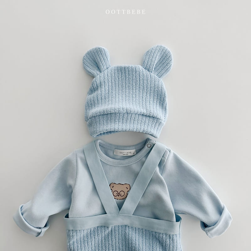 Oott Bebe - Korean Children Fashion - #fashionkids - Mongle Bear Hat - 3