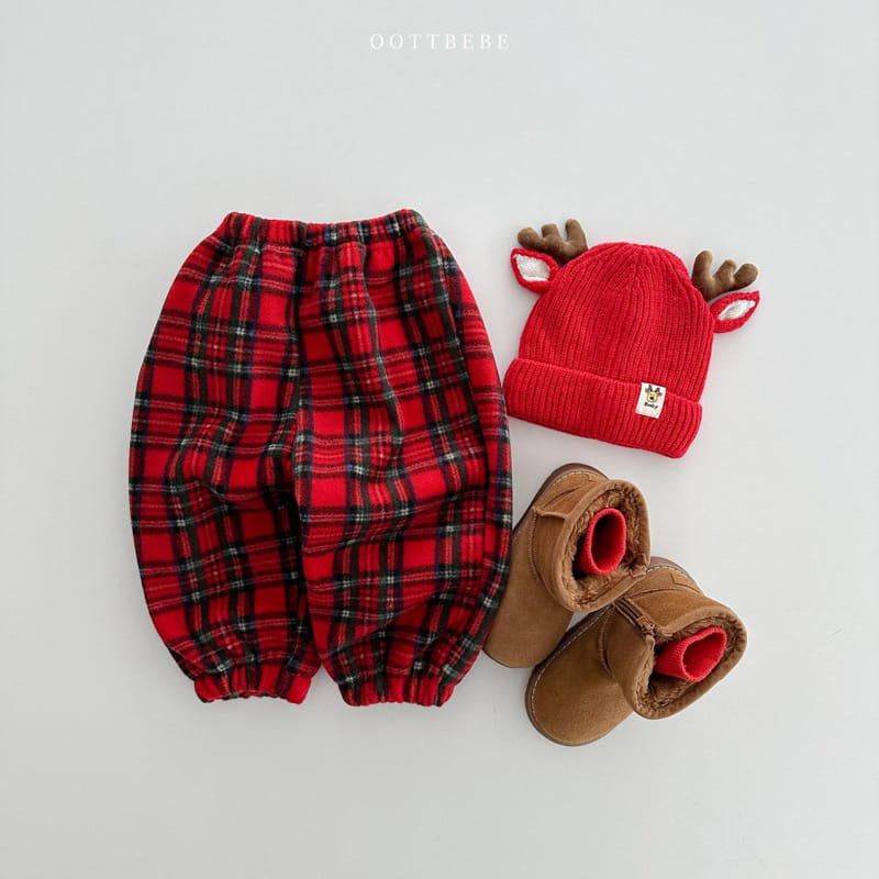 Oott Bebe - Korean Children Fashion - #fashionkids - Eve Check Pants