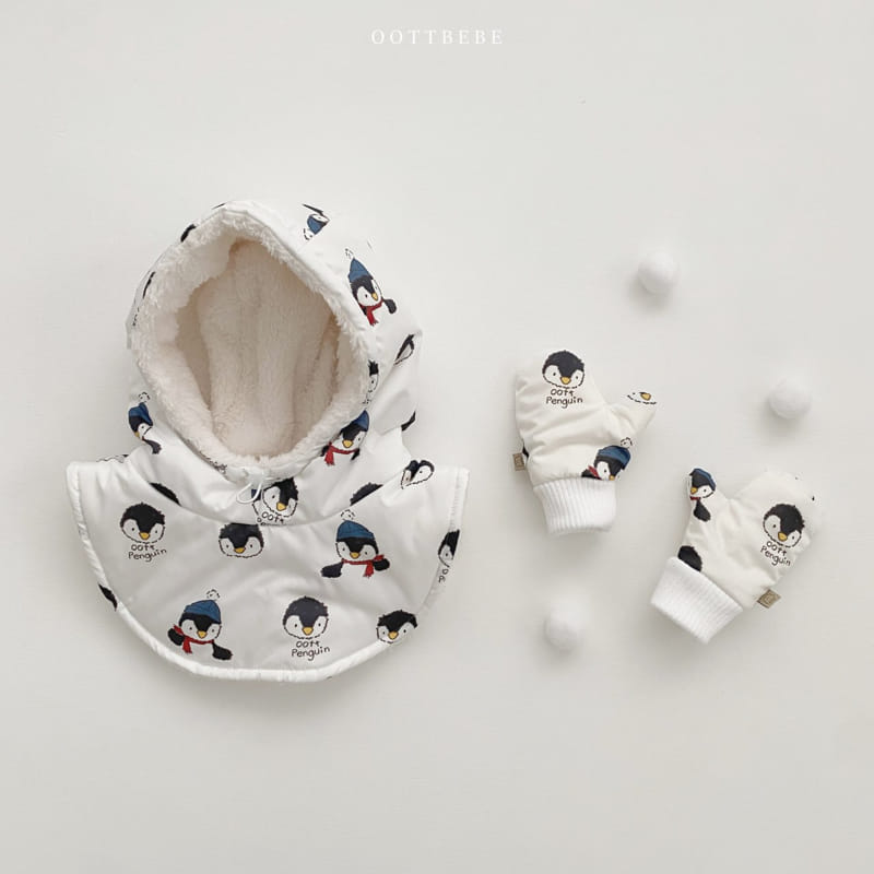 Oott Bebe - Korean Children Fashion - #fashionkids - Snowman Skii Hoody Warmer - 3