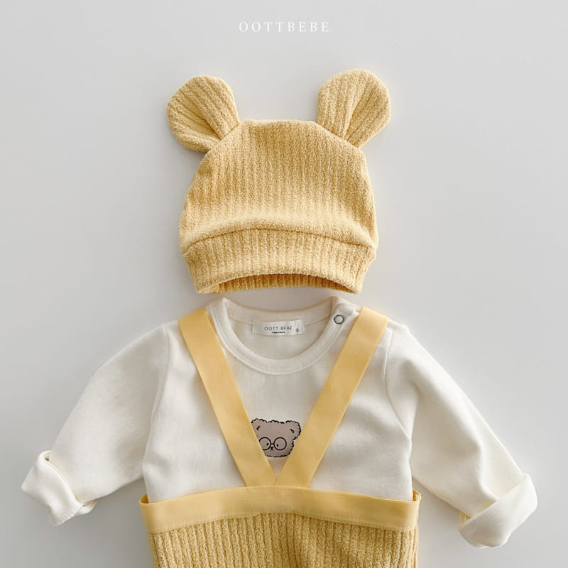 Oott Bebe - Korean Children Fashion - #kidsstore - Mongle Bear Hat - 5