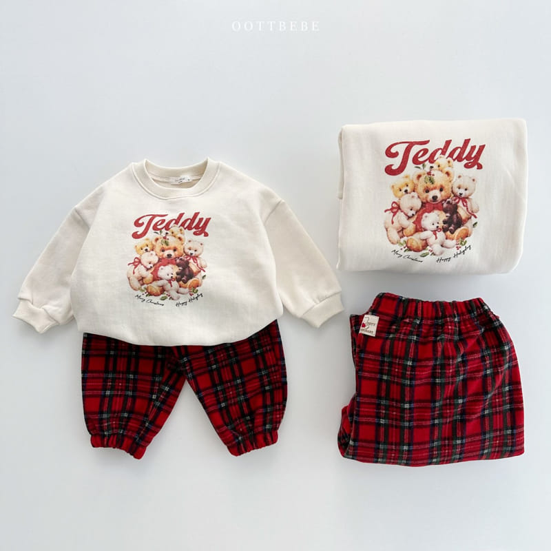 Oott Bebe - Korean Children Fashion - #kidsstore - Big Teddy Sweatshirt - 11