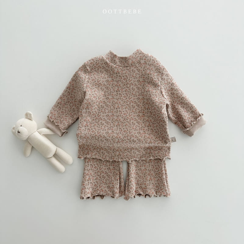 Oott Bebe - Korean Children Fashion - #kidzfashiontrend - Floral Easywear - 11