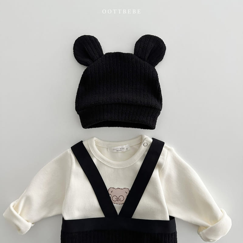 Oott Bebe - Korean Children Fashion - #kidzfashiontrend - Mongle Bear Hat - 6