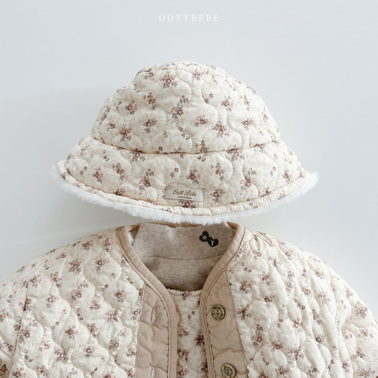 Oott Bebe - Korean Children Fashion - #kidzfashiontrend - Sage Padding Bucket Hats - 7