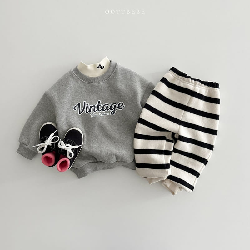 Oott Bebe - Korean Children Fashion - #littlefashionista - Vintage Sweatshirt - 9