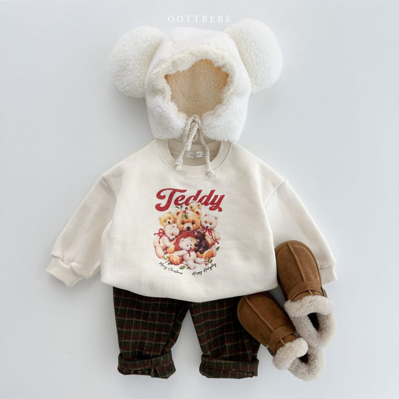 Oott Bebe - Korean Children Fashion - #magicofchildhood - Big Teddy Sweatshirt
