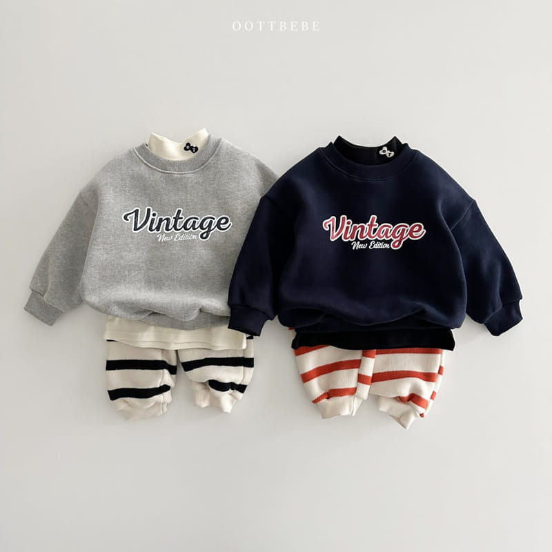 Oott Bebe - Korean Children Fashion - #minifashionista - Vintage Sweatshirt - 11
