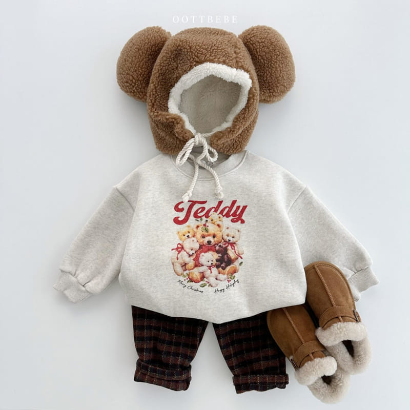 Oott Bebe - Korean Children Fashion - #minifashionista - Big Teddy Sweatshirt - 2