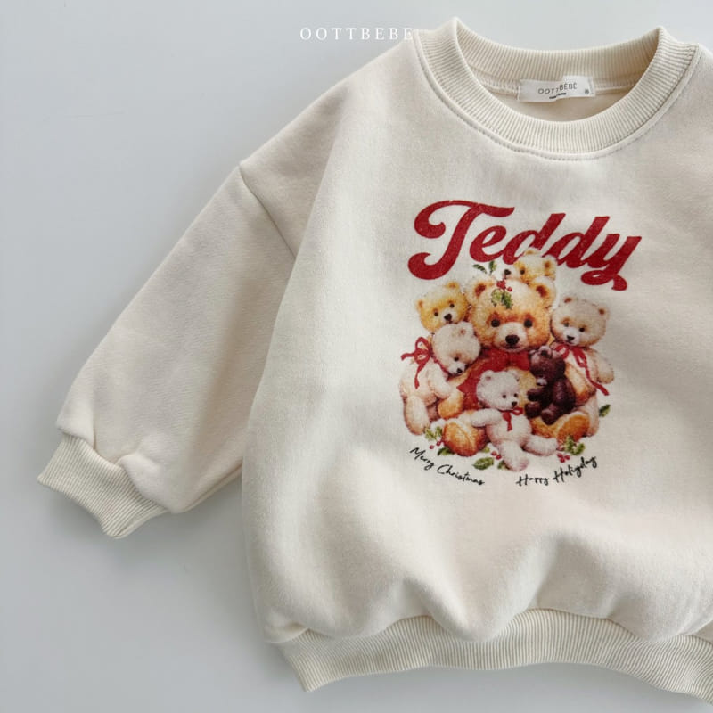Oott Bebe - Korean Children Fashion - #prettylittlegirls - Big Teddy Sweatshirt - 3