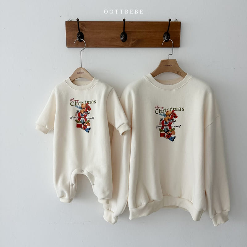 Oott Bebe - Korean Women Fashion - #momslook - Happiness Sweatshirt Mom - 9