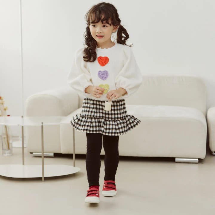 Orange Mom - Korean Children Fashion - #childofig - Shirring Skirt Leggings - 3