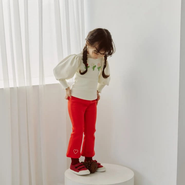 Orange Mom - Korean Children Fashion - #childofig - Three Shirring Tee - 2