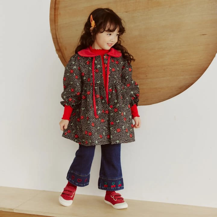 Orange Mom - Korean Children Fashion - #childofig - Pinting Bonding Coat - 5