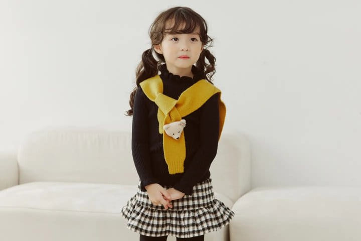 Orange Mom - Korean Children Fashion - #childofig - Bear Shoulder Shawl - 3