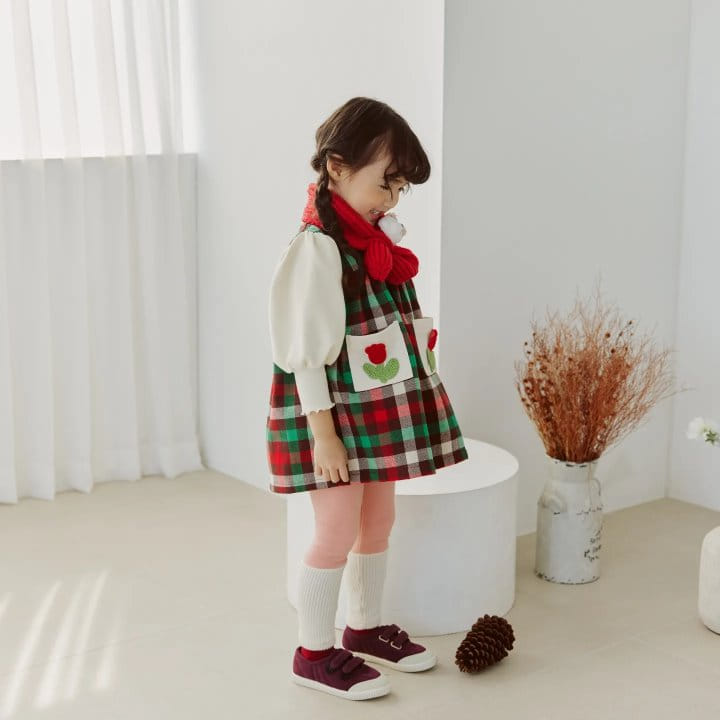 Orange Mom - Korean Children Fashion - #childrensboutique - Three Shirring Tee - 4