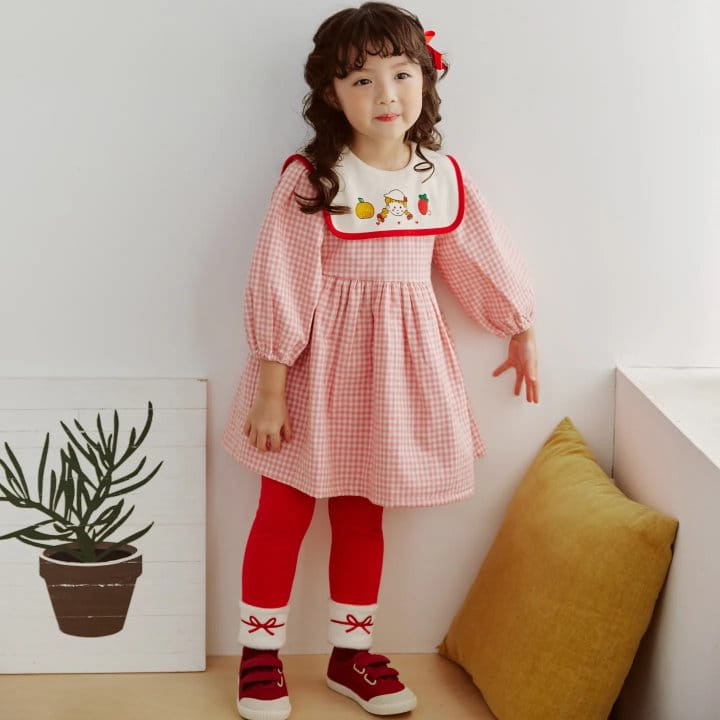 Orange Mom - Korean Children Fashion - #discoveringself - Color Eri One-piece - 2