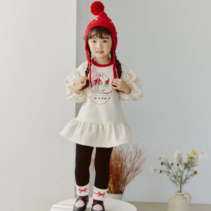 Orange Mom - Korean Children Fashion - #kidsstore - Ribbon Color Leggings - 3