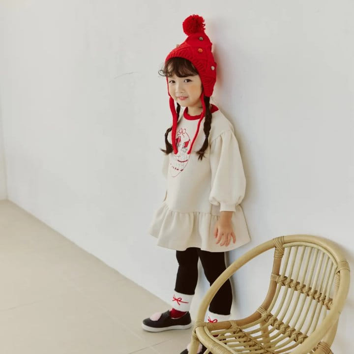 Orange Mom - Korean Children Fashion - #kidsstore - Ribbon Color Leggings - 4