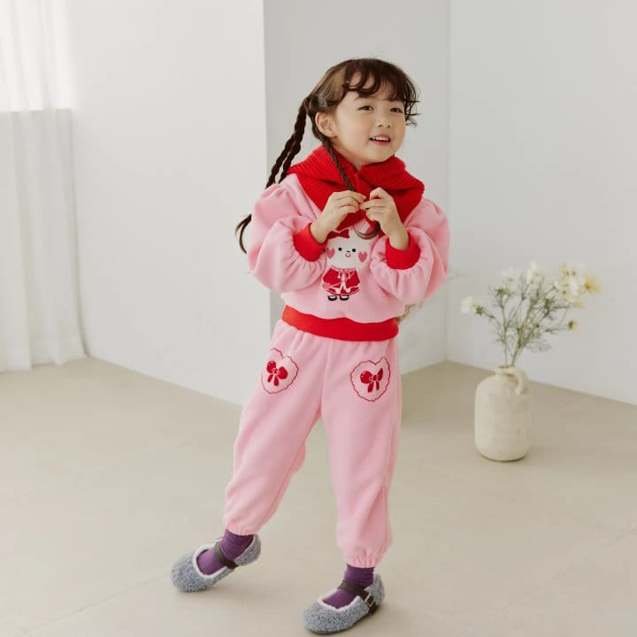 Orange Mom - Korean Children Fashion - #magicofchildhood - Polla Rabbit Sweatshirt