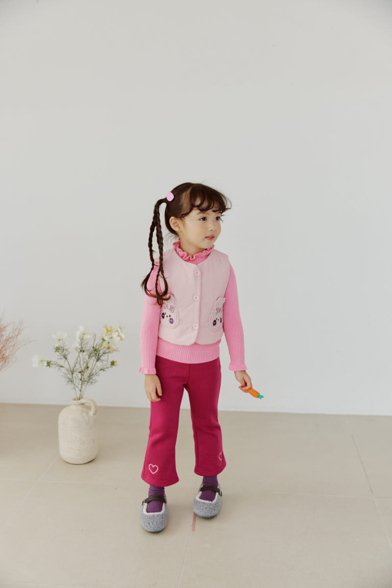 Orange Mom - Korean Children Fashion - #minifashionista - Ribbit Pocket Padding Vest - 9