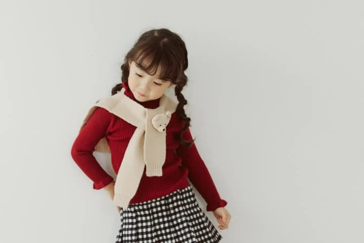 Orange Mom - Korean Children Fashion - #minifashionista - Bear Shoulder Shawl