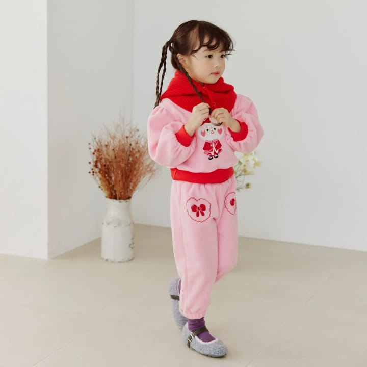 Orange Mom - Korean Children Fashion - #prettylittlegirls - Polla Ribbon Pants - 2