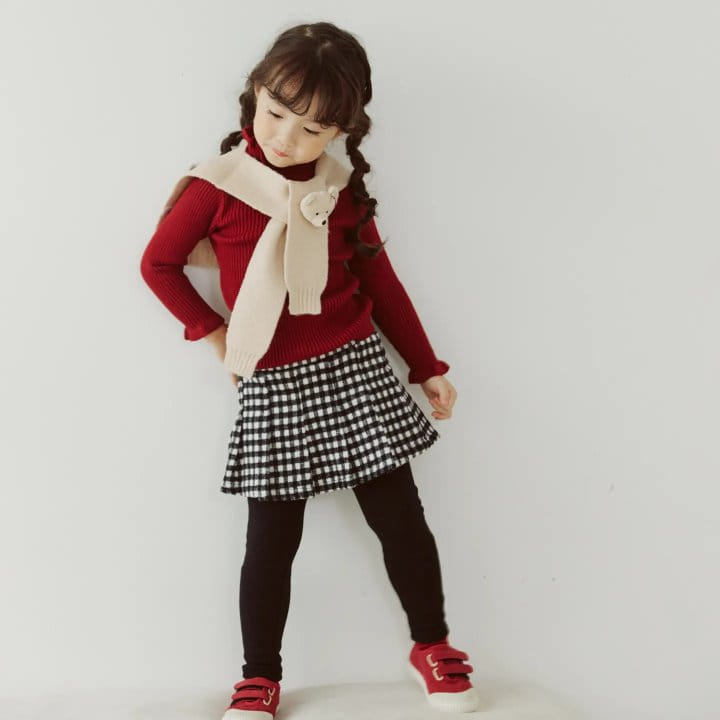 Orange Mom - Korean Children Fashion - #prettylittlegirls - Polla Knit Tee