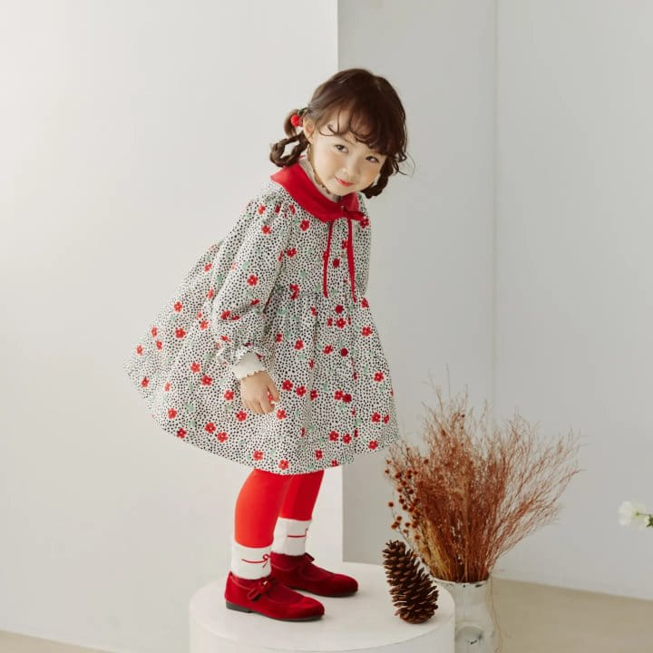 Orange Mom - Korean Children Fashion - #prettylittlegirls - Pinting Bonding Coat - 3