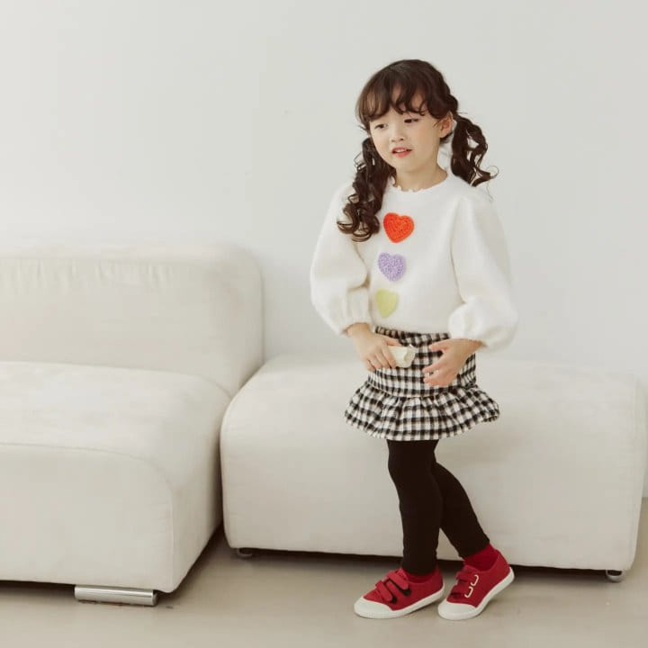 Orange Mom - Korean Children Fashion - #stylishchildhood - Shirring Skirt Leggings - 2
