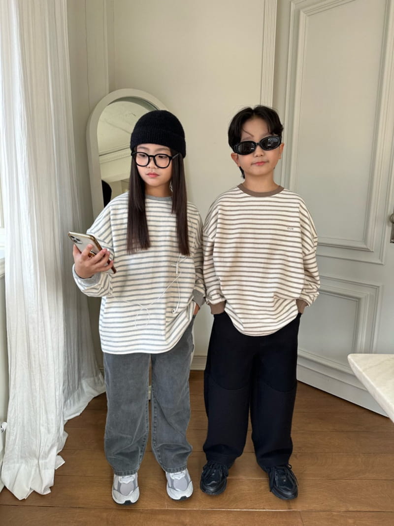 Our - Korean Children Fashion - #childofig - Pottery Stripes Tee - 4