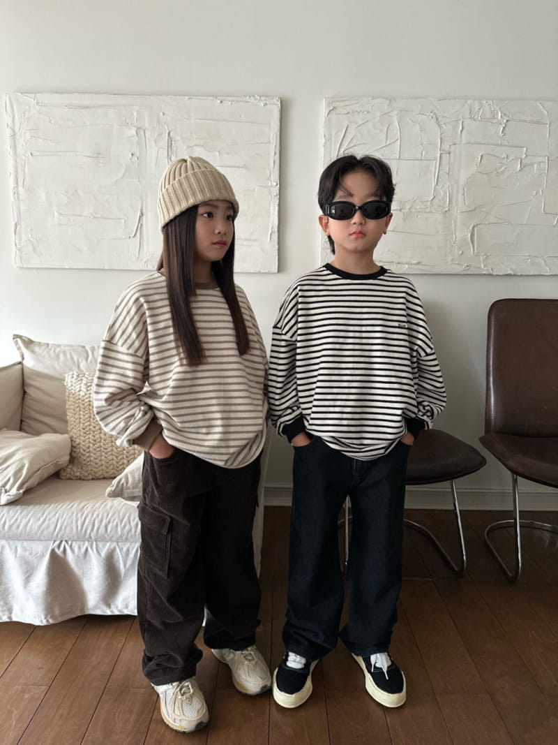 Our - Korean Children Fashion - #fashionkids - Pottery Stripes Tee - 7
