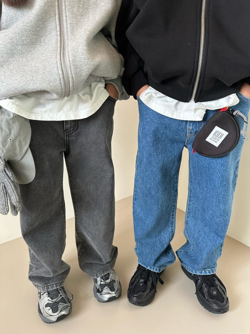 Our - Korean Children Fashion - #kidsshorts - Wide Jeans - 3